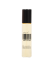 A clear cylindrical rollerball bottle with a black cap, containing a pale yellow liquid. The label reads 'DeeCool' and 'SUNLIT BLOOMS' with a barcode graphic, set against a plain white background.